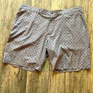 adidas Ultimate 365 ADVR0799 Men's Sz 40 Gray Adi Print Woven Golf Shorts